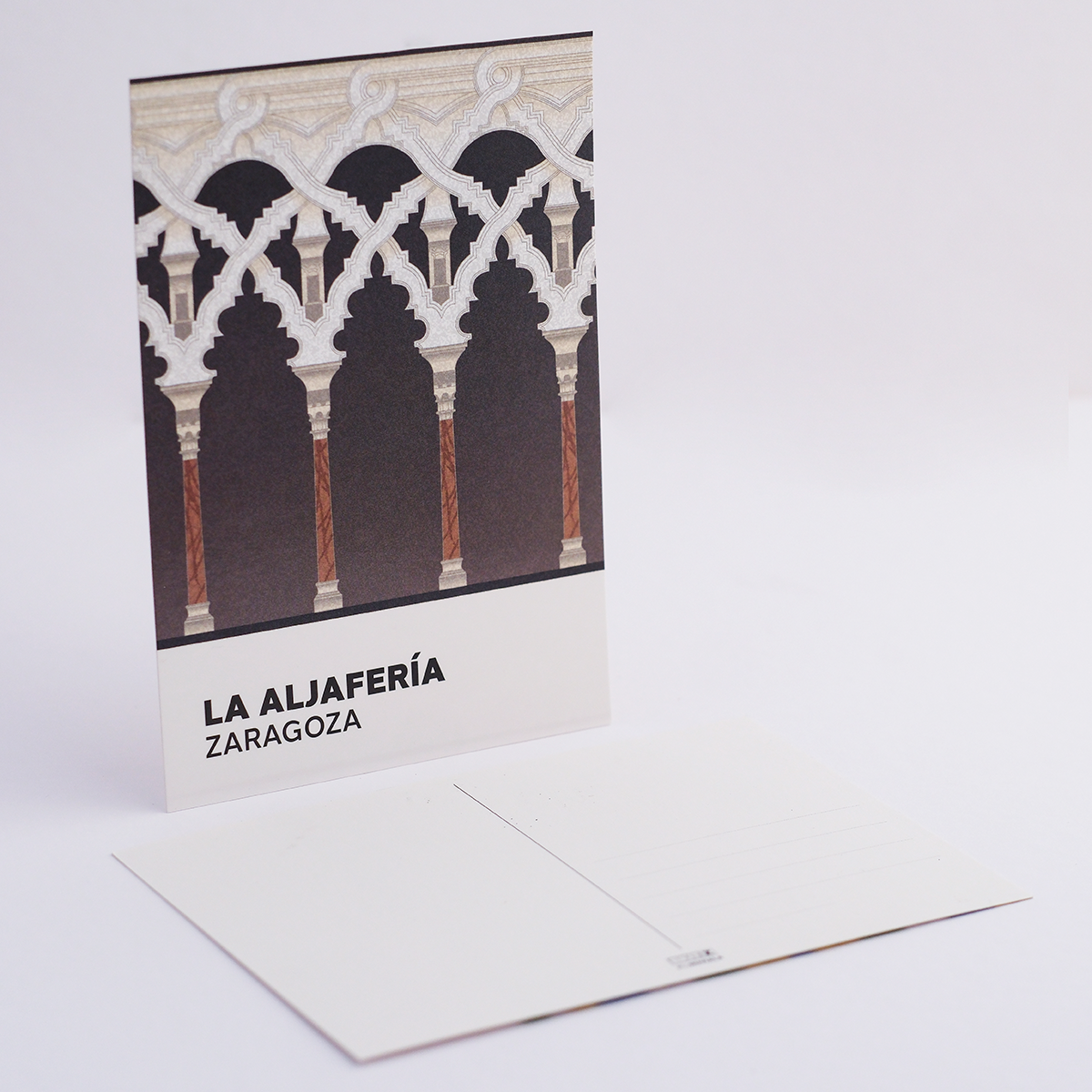 Postal La Aljafería de Zaragoza | Dos modelos: Patio interior y Techo