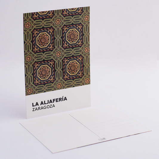 Postal La Aljafería de Zaragoza | Dos modelos: Patio interior y Techo