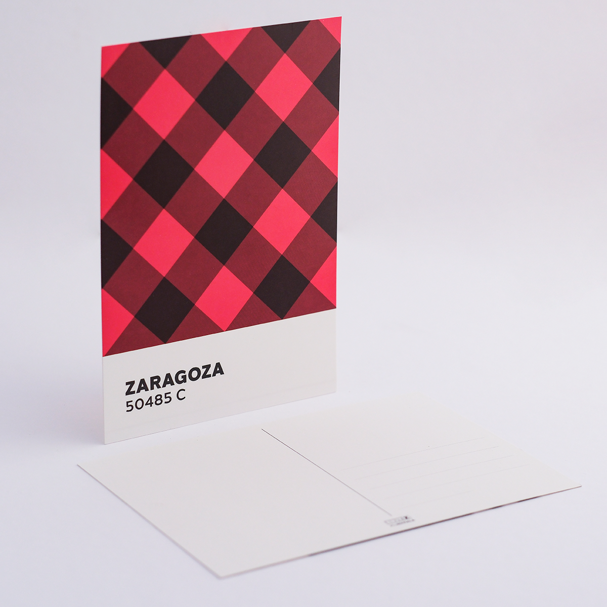 Postal Cachirulo de Zaragoza | Inspirada en el cachirulo aragonés