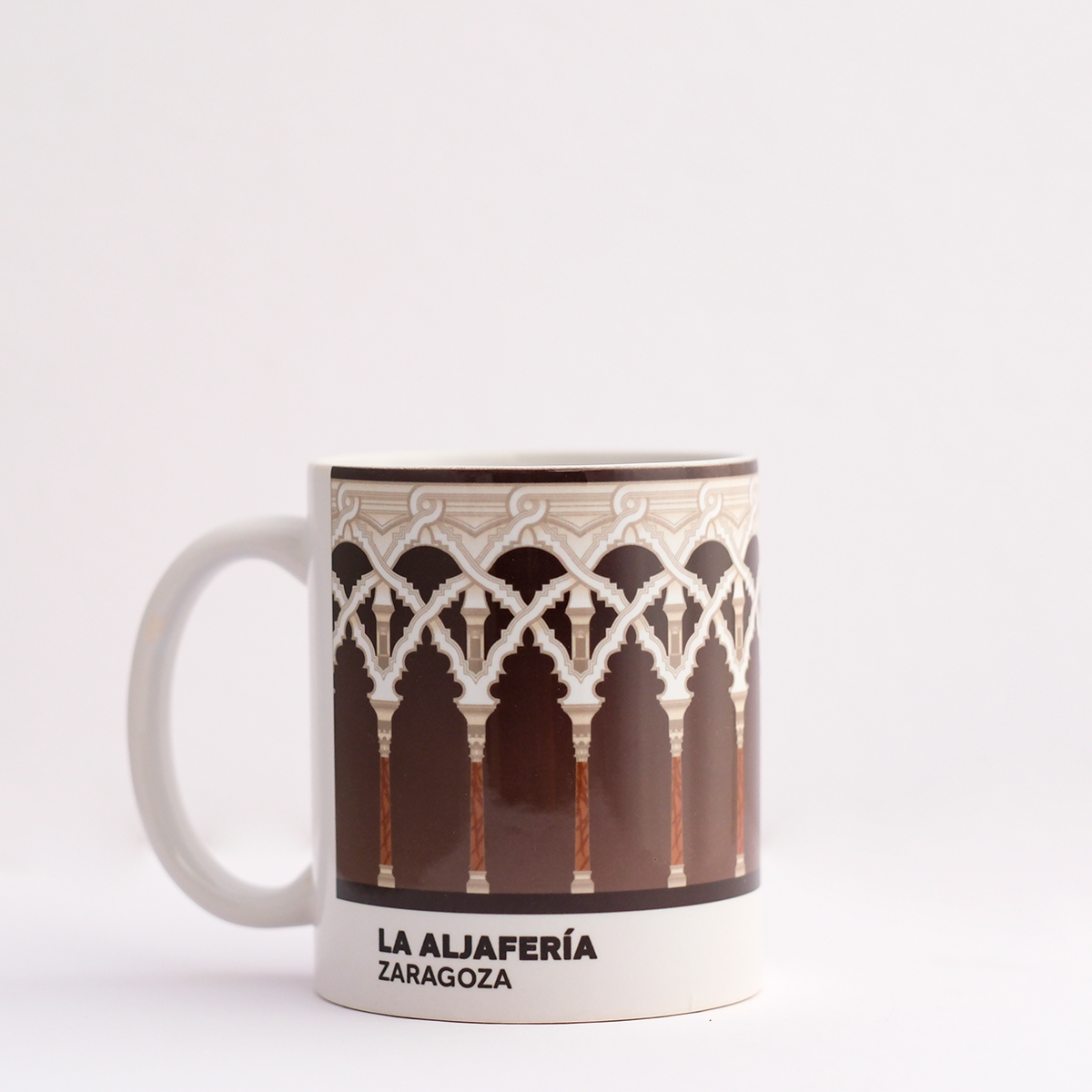 Taza La Aljafería de Zaragoza | Dos modelos: Patio interior y Techo