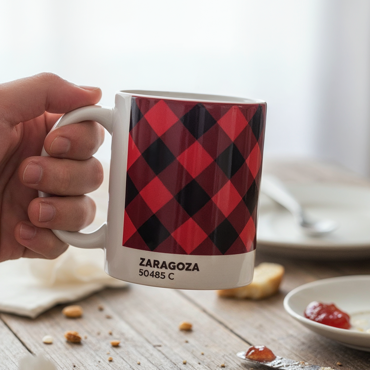 Taza Cachirulo | Taza de cerámica inspirada en el cachirulo aragonés